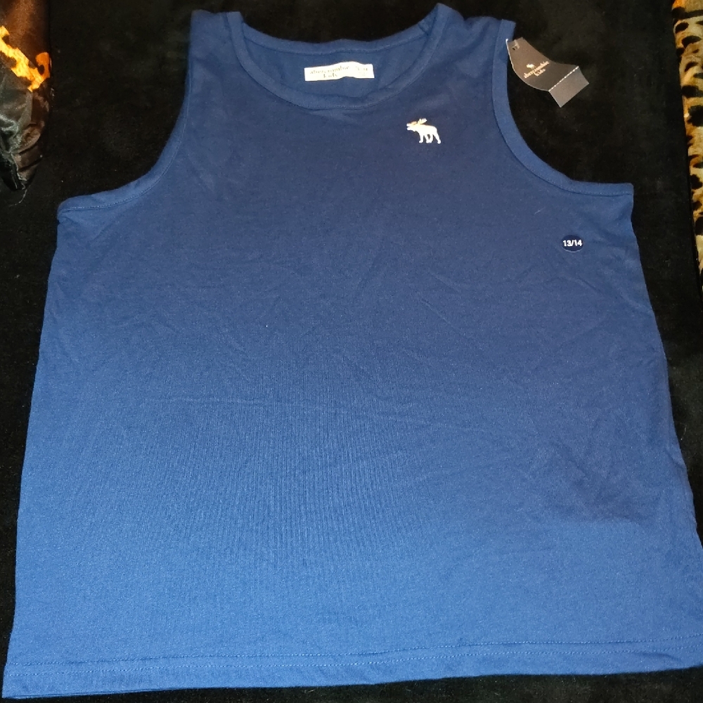 Abercrombie & Fitch Navy Tank Top